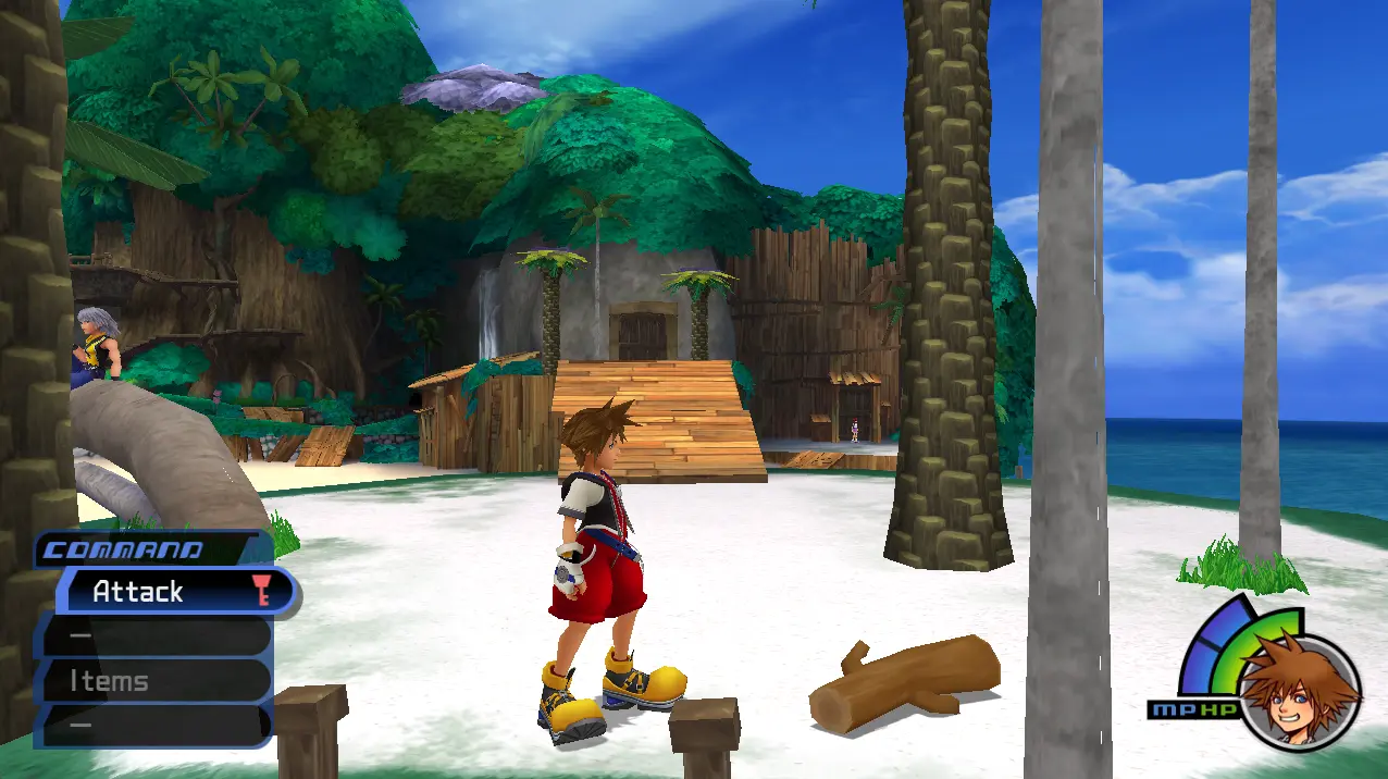 Destiny Islands Seashore Log on Riku's Island (Day 1)